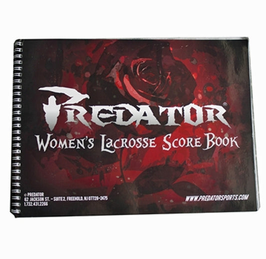 Predator Lacrosse Women's Lacrosse Scorebook