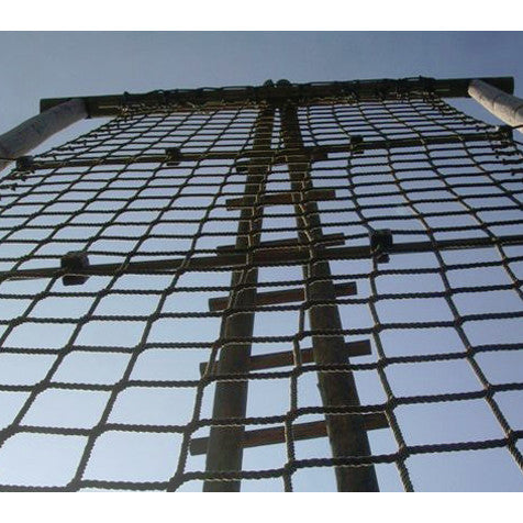 Premium Military Grade Made In The USA Cargo Nets (Per Sq. Ft.) 12" Sq. Mesh 3/4" Rope / Border on 4 Sides / 20