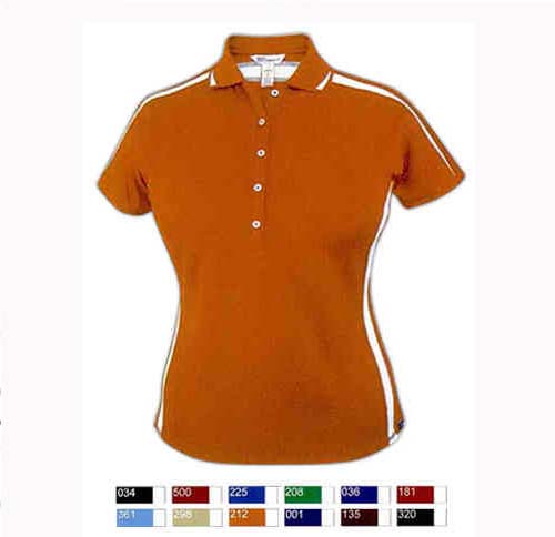 Pro Celebrity American Patriot Ladies Polo Shirt Navy/White / X-Small