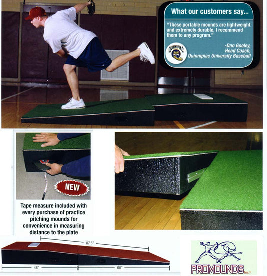 Promounds Professional/Collegiate 2 Piece Mound 9'L X 4'Wx 10"H Green