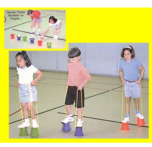 MINI MOLDED BUCKET STILTS (PACK 24 PAIR)