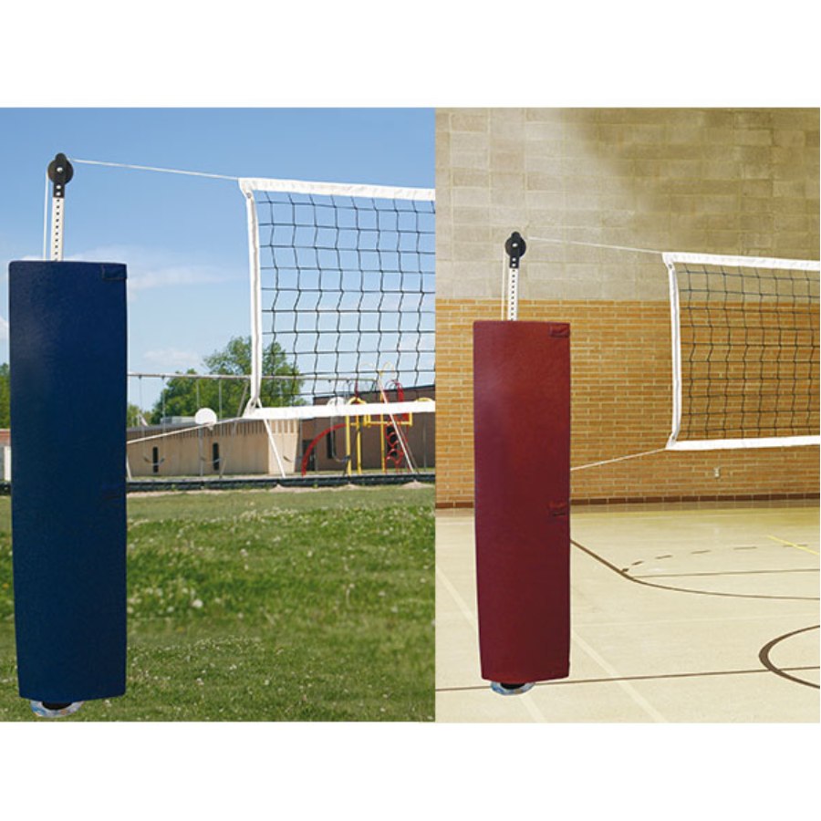 QuickSet Recreational Volleyball Net System MA50047 QuickSet System WITH Padding / Royal Blue