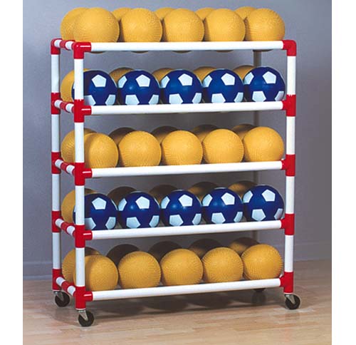 PVC Ball Wall Cart 4 SHELF