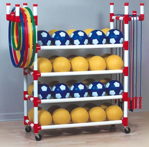 PVC Recess Cart | Durable Storage for Recreational Equipment