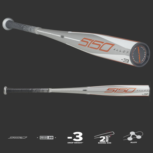 Rawlings 2020 BBZ53 NFHS/NCAA 5150 Alloy Baseball Bat -3 29" 28 Oz.
