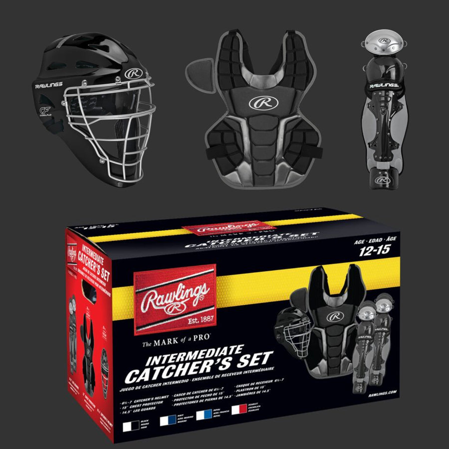 Rawlings Renegade Series Catcher's Set Ages 12 - 15 Black
