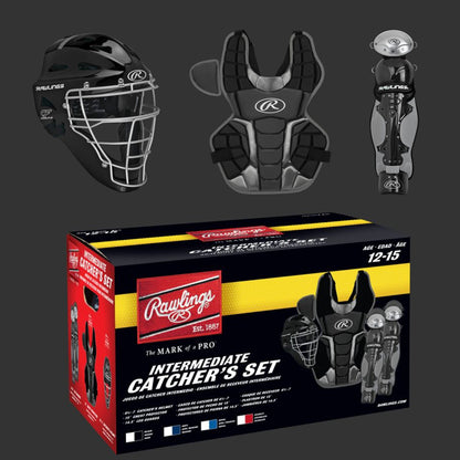 Rawlings Renegade Series Catcher's Set Ages 12 - 15 Black