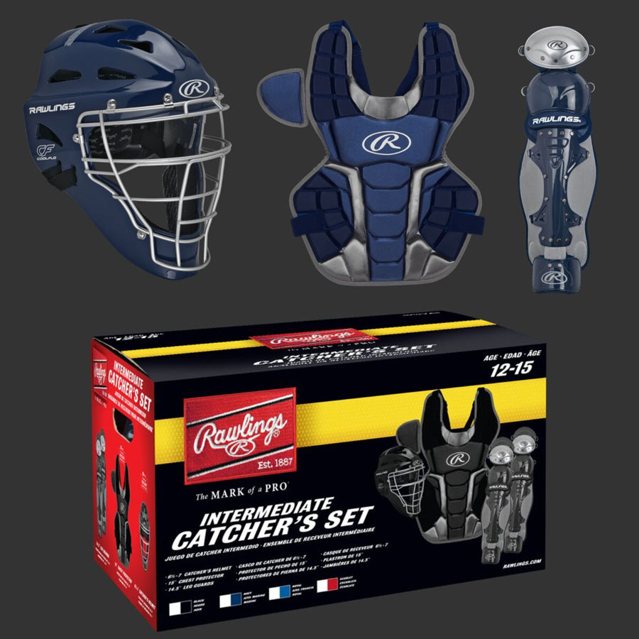 Rawlings Renegade Series Catcher's Set Ages 12 - 15 Black