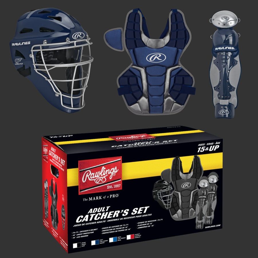 Rawlings Renegade Series Catcher's Set Ages 15+ Black