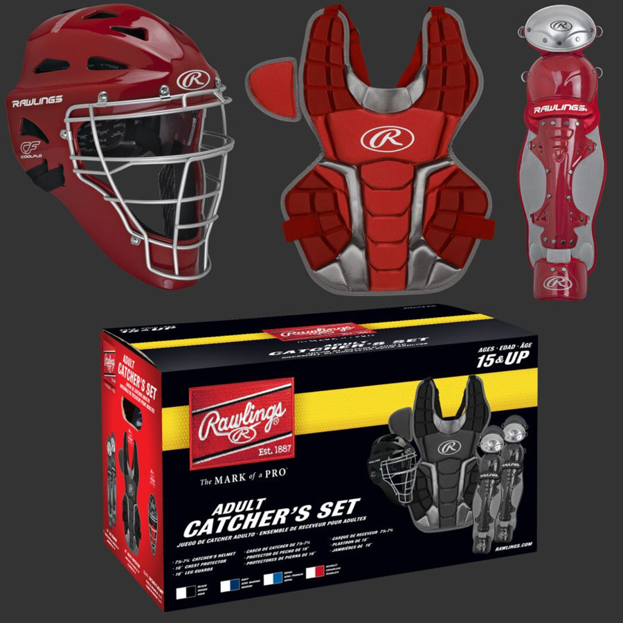 Rawlings Renegade Series Catcher's Set Ages 15+ Black