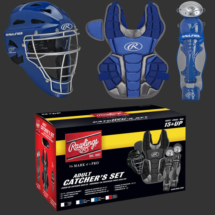 Rawlings Renegade Series Catcher's Set Ages 15+ Black