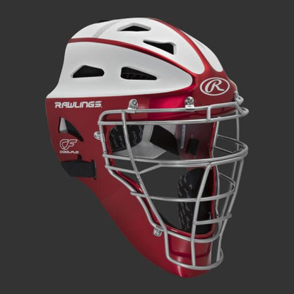 Rawlings SBCHVELY Velo Hockey Style Softball Catchers Helmet Youth Black