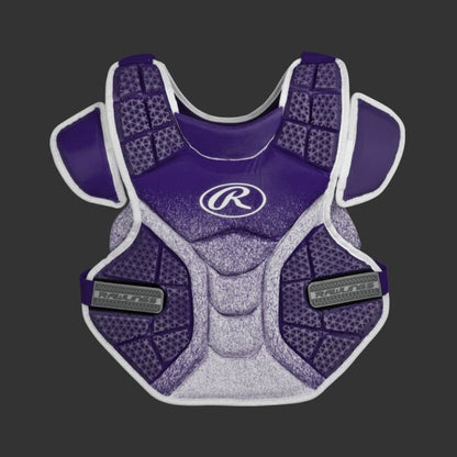 Rawlings SBCPVELY Velo Softball Catchers Chest Protector Youth Black