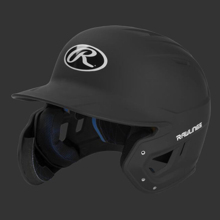 Rawlings MACH Helmet One-Tone Matte With Extended Fap Black / Senior 6 7/8" - 7 5/8"