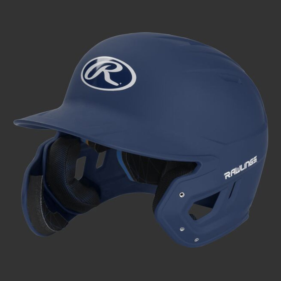 Rawlings MACH Helmet One-Tone Matte With Extended Fap Black / Senior 6 7/8" - 7 5/8"