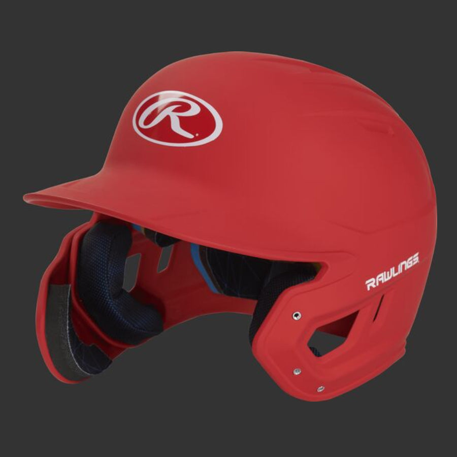 Rawlings MACH Helmet One-Tone Matte With Extended Fap Black / Senior 6 7/8" - 7 5/8"