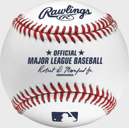 Rawlings ROMLB Official Major League Baseballs Flatseam Team Pack (Dozen)