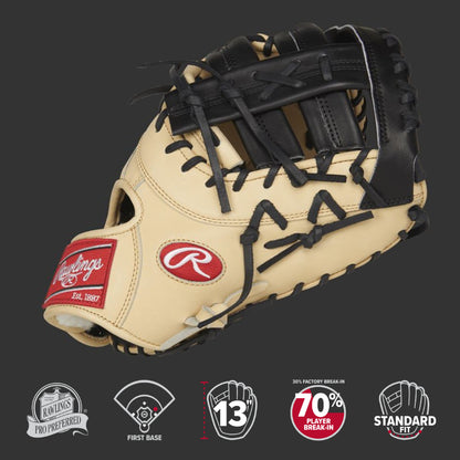 Rawlings Pro Prefered DCT Pattern Single Post Double-Bar Web Conventional Back Right Hand Thrower