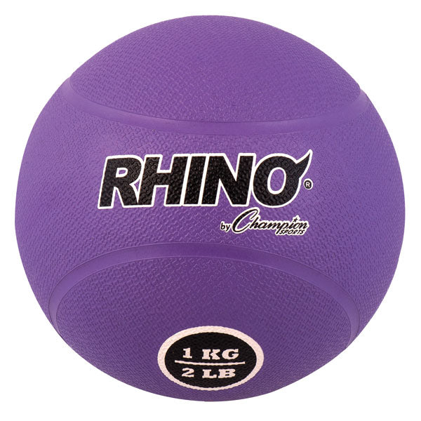 Rhino Rubber Medicine Ball 1 KILO- 2.20 Lbs