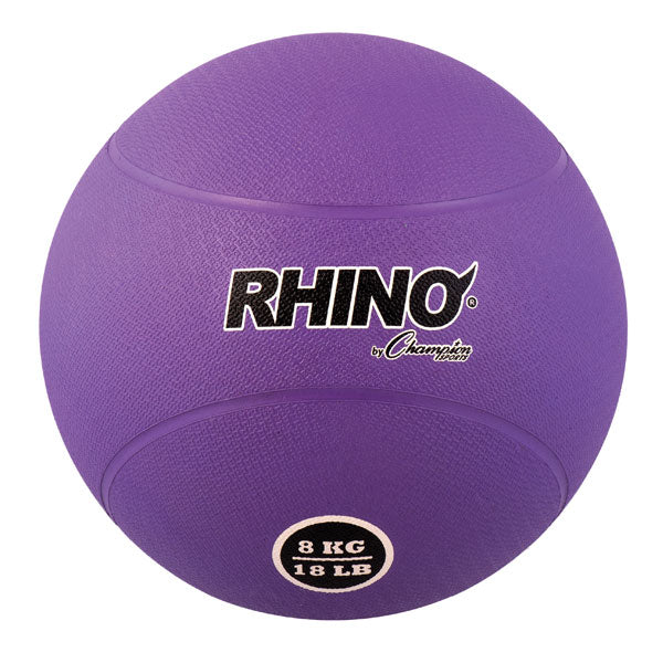 Rhino Rubber Medicine Ball 8 KILO- 17.10 Lbs