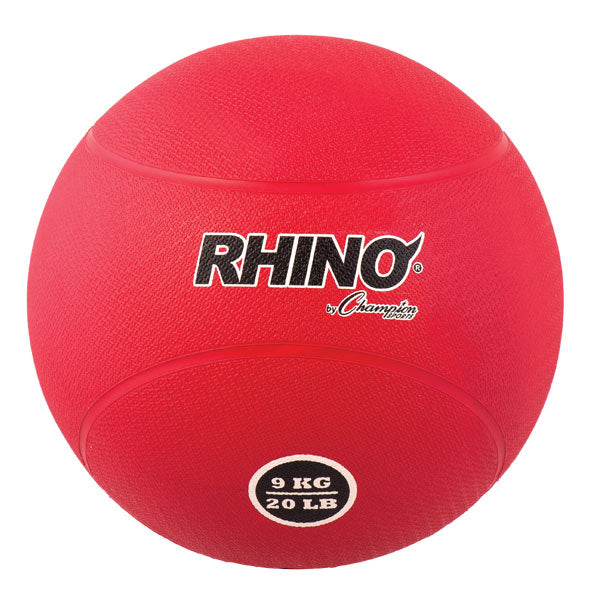 Rhino Rubber Medicine Ball 9 KILO- 19.13 Lbs