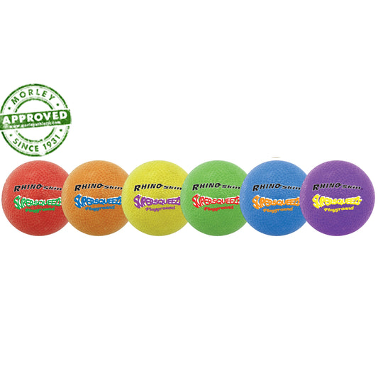 Rhino Skin Super Squeeze Playground Ball Set Of 6