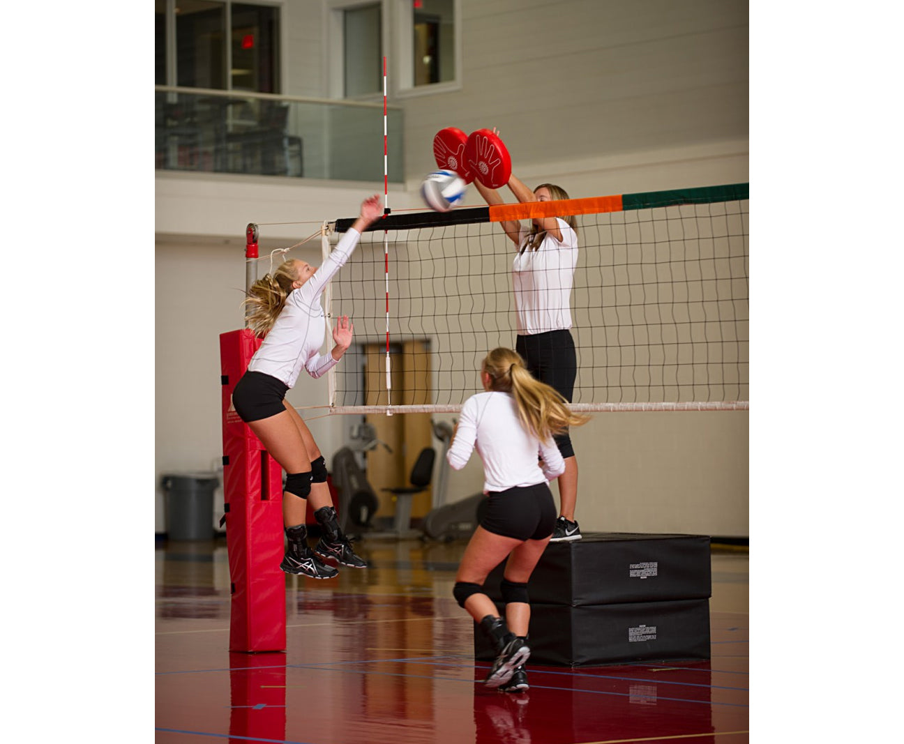 Round Volleyball Blocking Pad Set