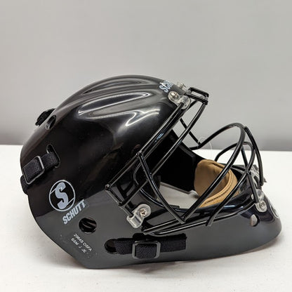 SCHUTT 2964S SOFTBALL HOCKEY STYLE CATCHERS HELMET - NOCSAE APPROVED Black