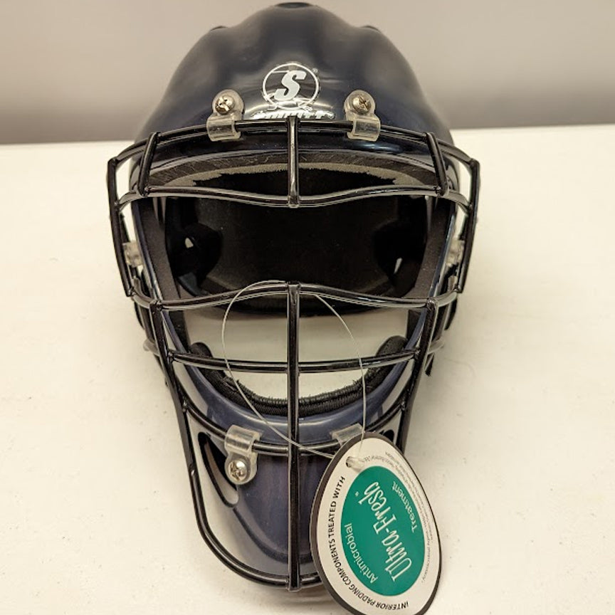 SCHUTT 2965 HOCKEY STYLE CATCHERS HELMET- NOCSAE APPROVED Navy