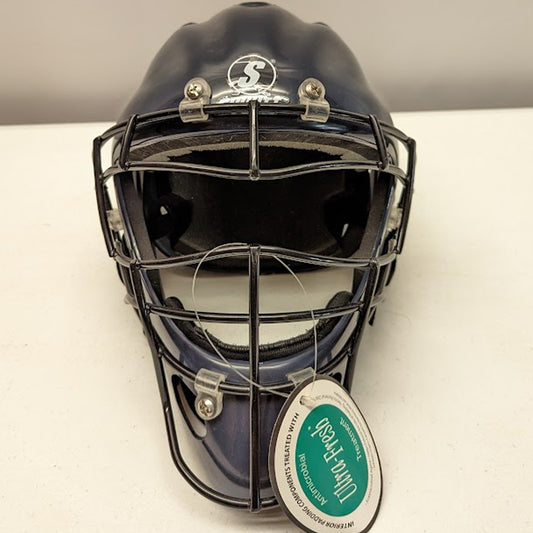 SCHUTT 2965 HOCKEY STYLE CATCHERS HELMET- NOCSAE APPROVED Navy
