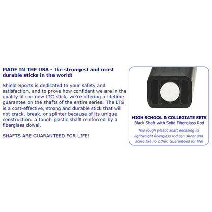 Shield 50" LTG High School/Collegiate Floor Hockey Set