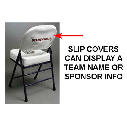 Sideline Chair Slip Cover Black / 1 Color 1 Location
