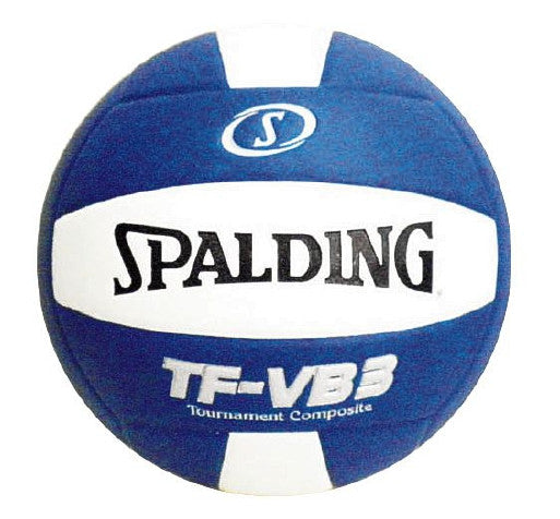 Spadling TF-VB3 Tournament Composite Leather Cover Volleyball Blue/white
