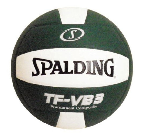 Spadling TF-VB3 Tournament Composite Leather Cover Volleyball Green/White