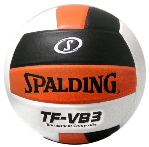 Spadling TF-VB3 Tournament Composite Leather Cover Volleyball Orange/Black/White