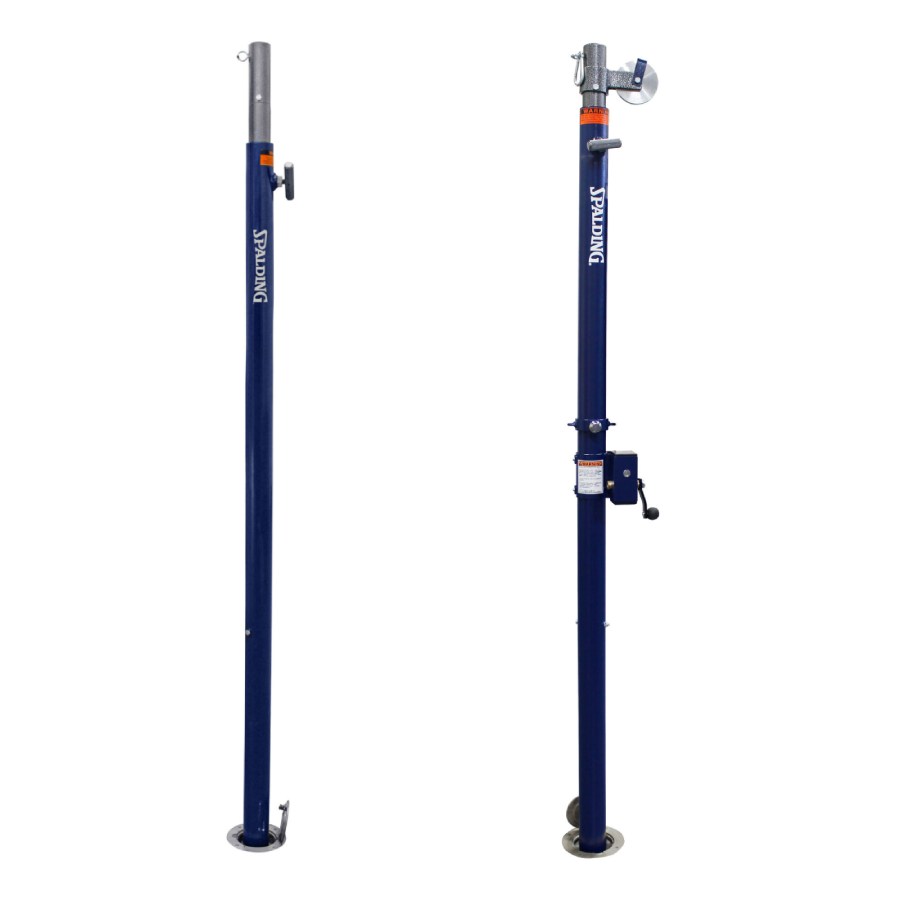 Spalding One-Court Elite Complete Aluminum Volleyball System