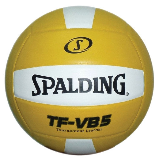 Spalding TF-VB5 Select Leather NFHS Volleyball Yellow/White