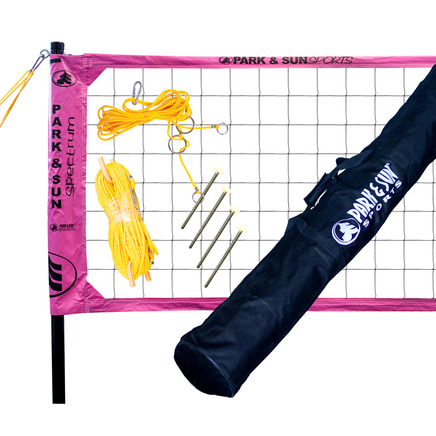 Spectrum 2000 Volleyball Net System Pink