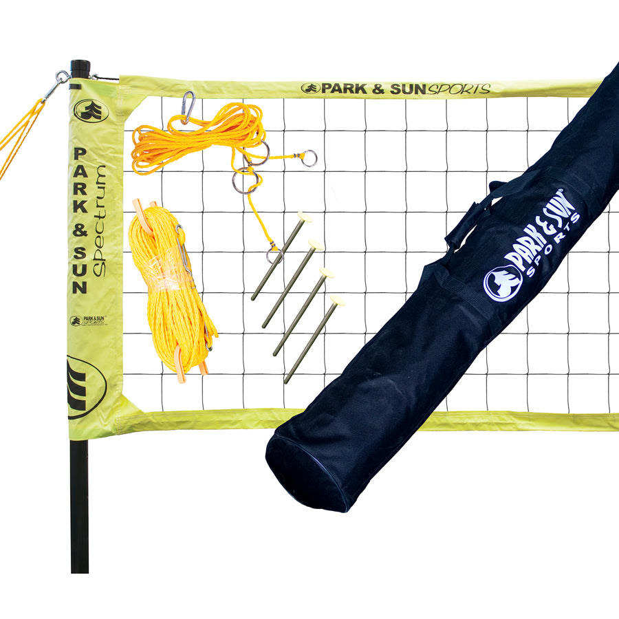 Spectrum 2000 Volleyball Net System Yellow