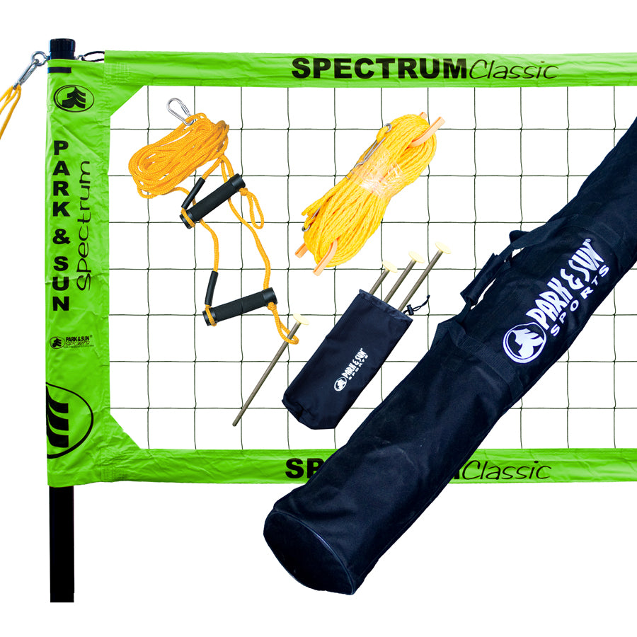 Spectrum Classic Volleyball Net System Green