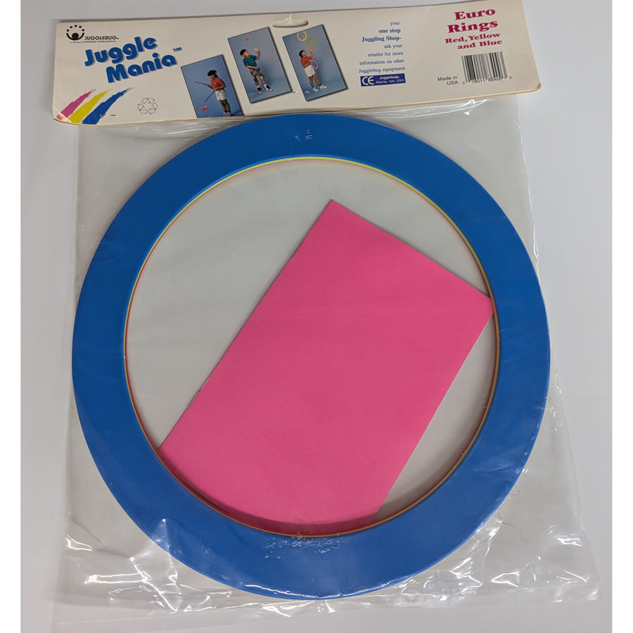 JUGGLE BUG JUGLLE MAN IA EURO STYLE 12" JUGGLING RINGS- SET OF 3