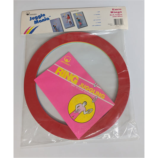 JUGGLE BUG JUGLLE MAN IA EURO STYLE 12" JUGGLING RINGS- SET OF 3