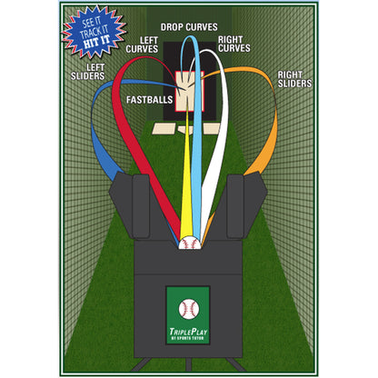 TriplePlay Prime Baseball Pitching Machine
