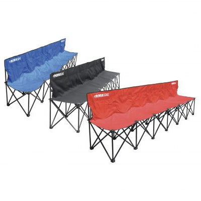 KwikGoal 6 Seat Kwik Bench Portable Seating Red