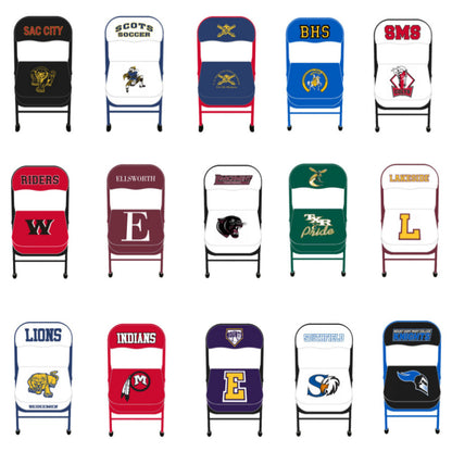 Custom Basketball Sideline Chairs for Your School, Team or Business - Morley Athletic Supply Co Inc