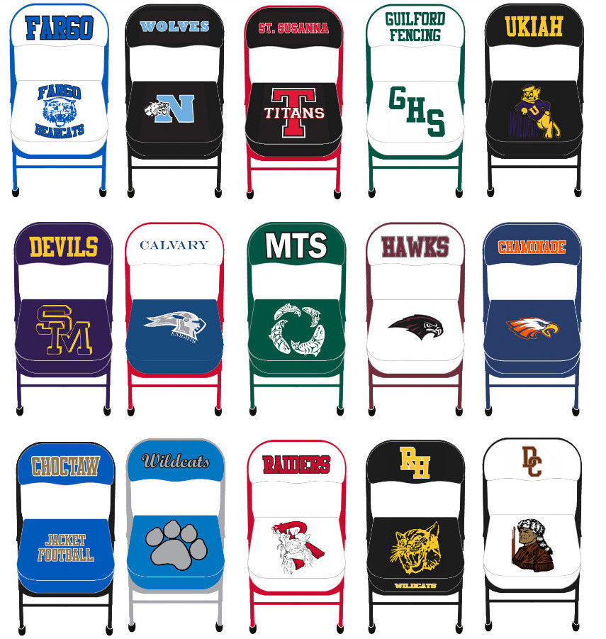 Tall Deluxe Custom Sideline Chair - Morley Athletic Supply Co Inc