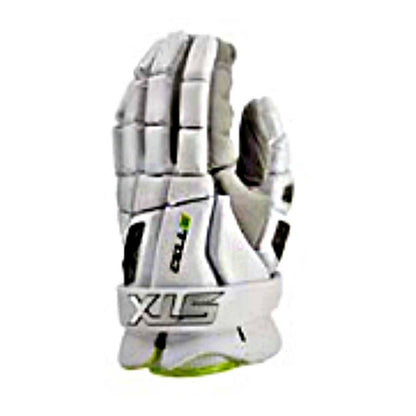 STX Lacrosse Men's Cell VI Gloves X-Small / White