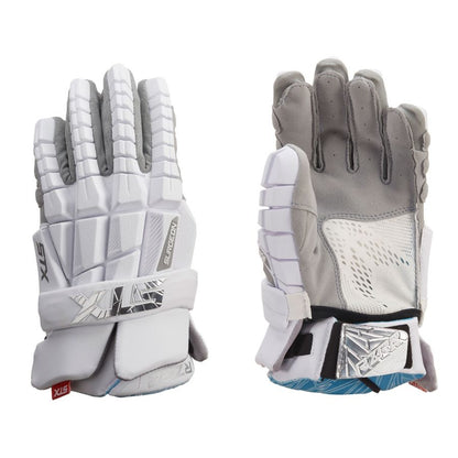 STX Lacrosse Men's Surgeon RZR 2 Gloves Medium / White