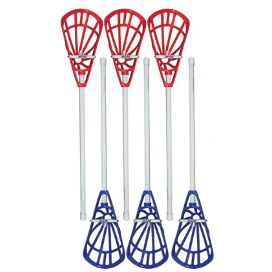 STXball Complete Game Set & Accessories Replacement Sticks Set of 6 Red/Blue