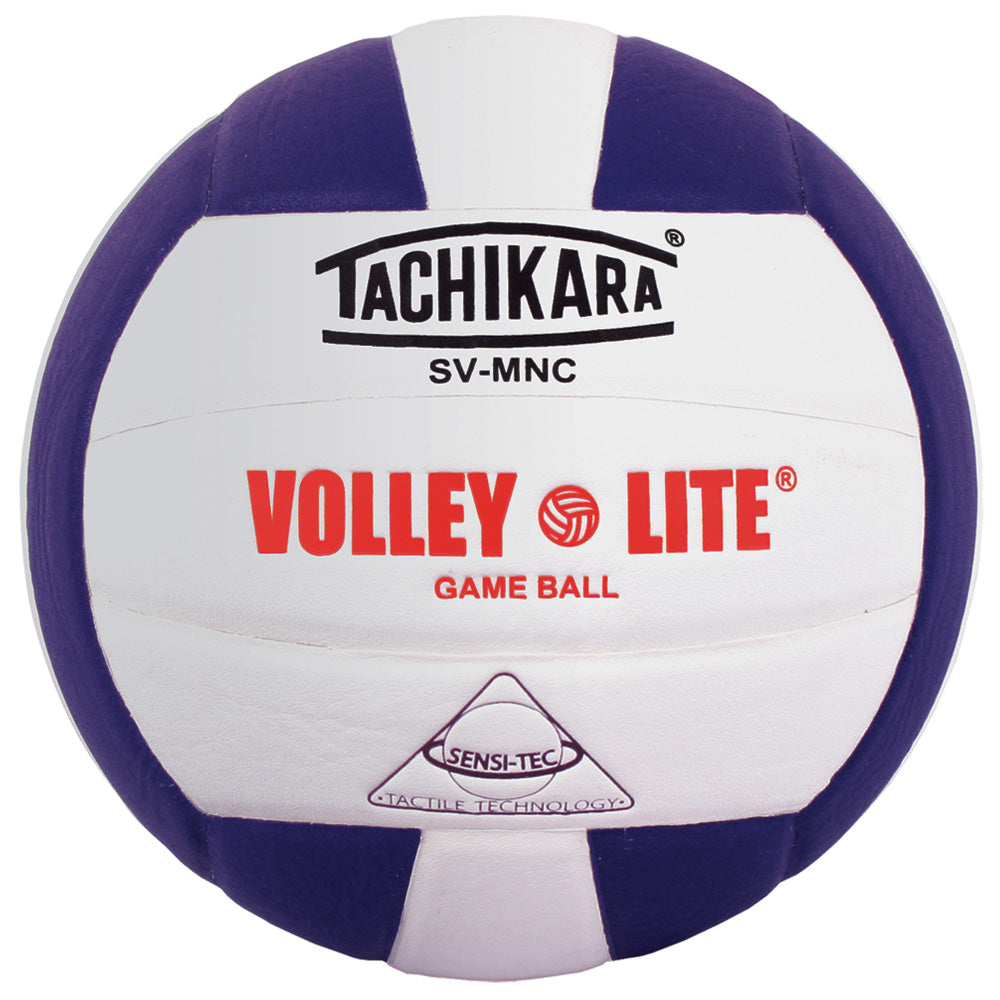 Tachikara SV-MNC "Volley-Lite" Volleyball Purple/White